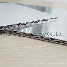 Fire Rated Corrugated Aluminum Core Aluminum Composite Panel for Construction